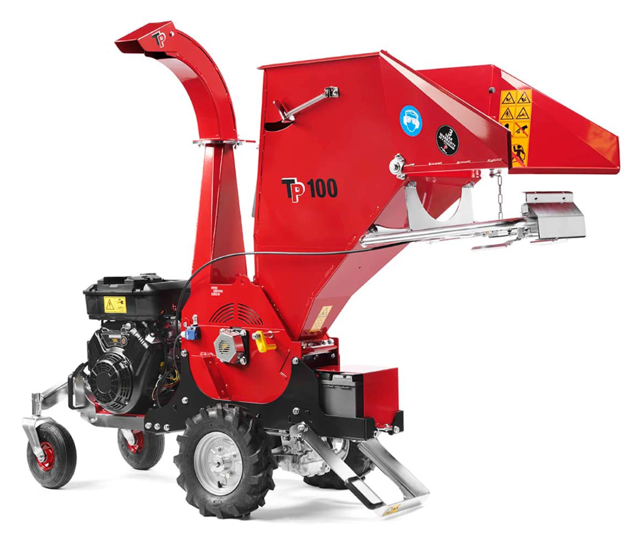 Frisk flisproduktion ved vejkant